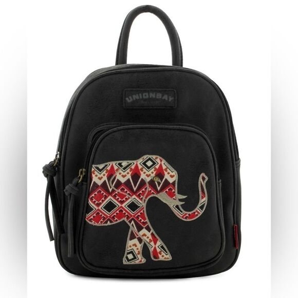 UNIONBAY Bombay Elephant motif mini backpack - Picture 1 of 12